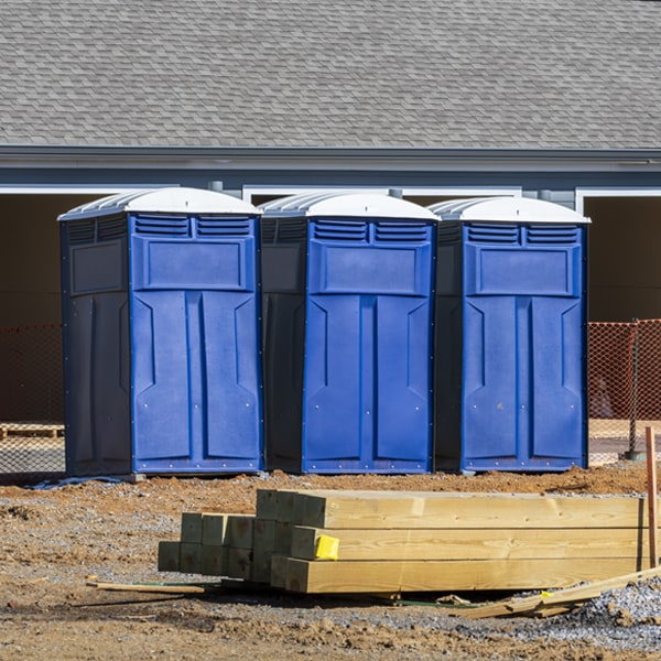 are there any restrictions on where i can place the portable restrooms during my rental period in Forest Acres South Carolina